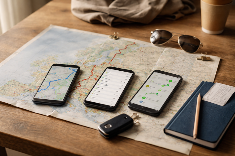 Den smarte værktøjskasse til roadtrip-ruten: sådan kombinerer du Maps, ViaMichelin og ABRP