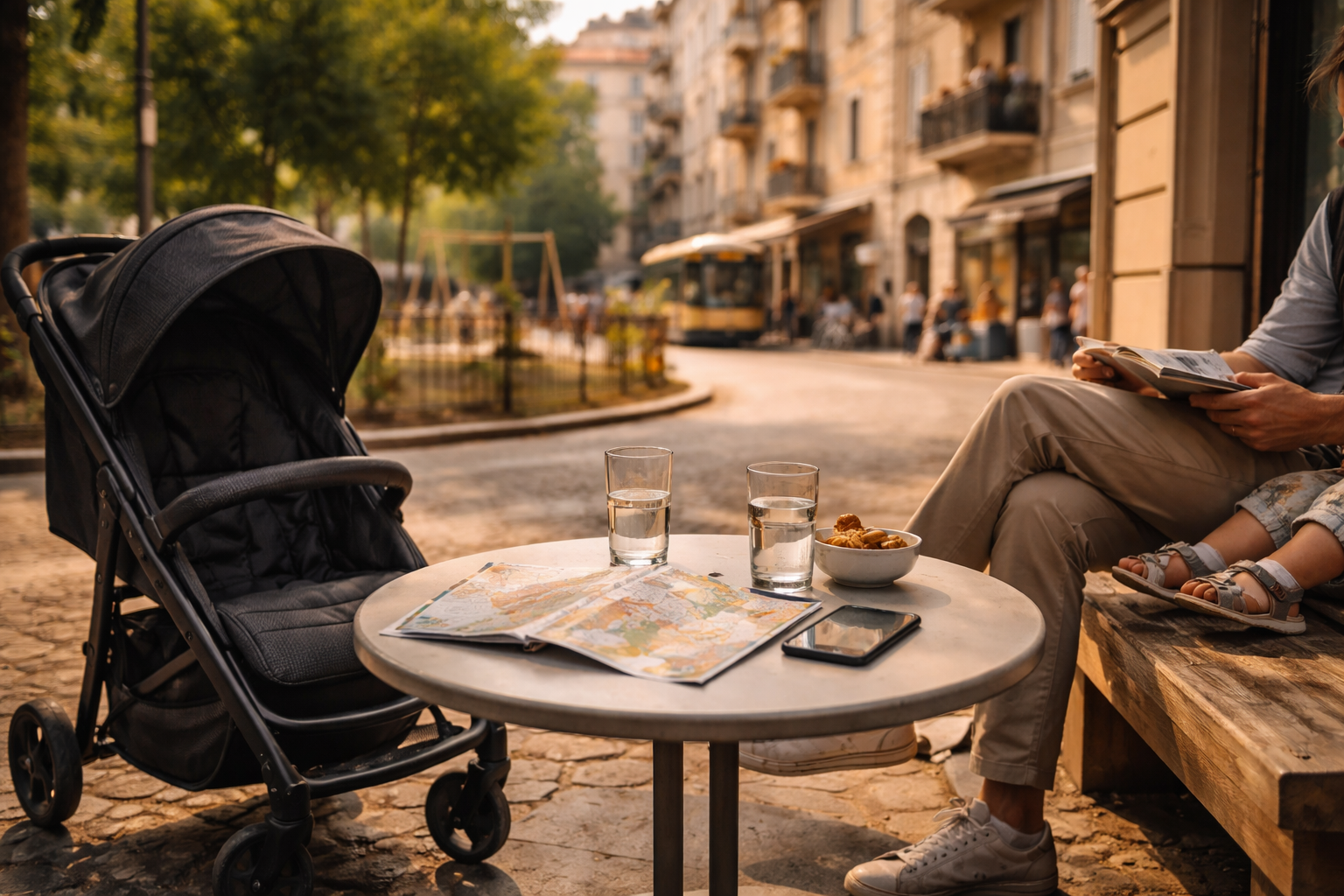 Storbyferie med børn uden sammenbrud: sådan vælger du det rigtige kvarter