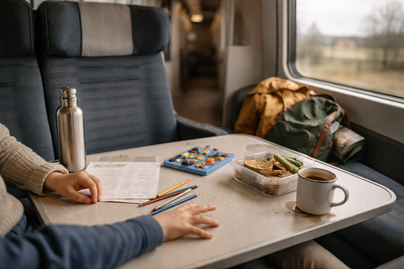 Togferie med børn uden nedsmeltninger: sæder, skift og pauser der faktisk holder