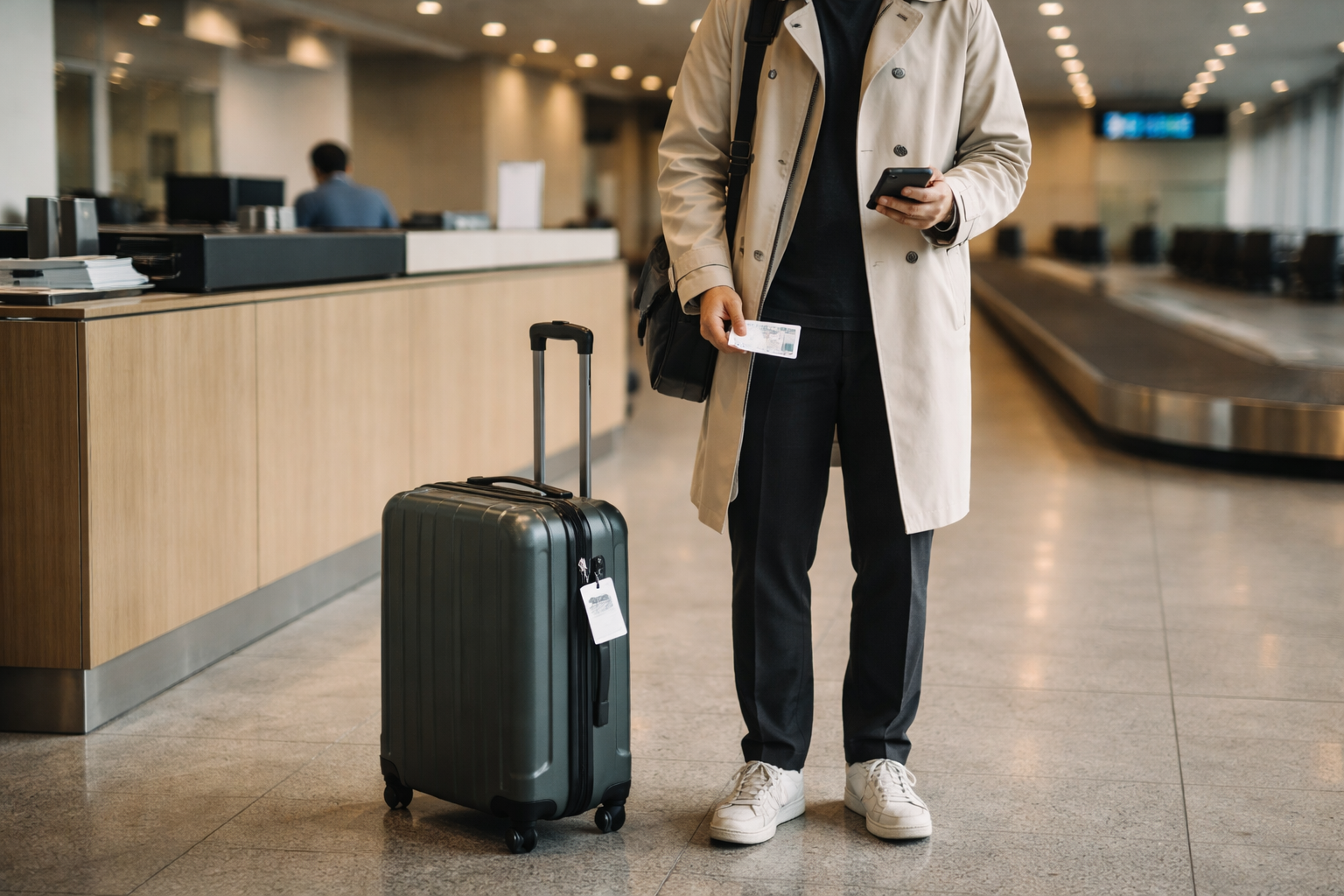 Står du kun med håndbagagen på kroppen - og hvor er din kuffert?