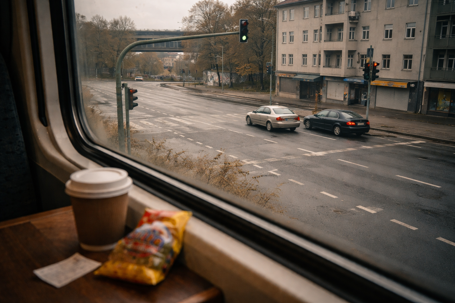 Den dag jeg brugte en halv weekend i et tysk lyskryds i stedet for i Berlin