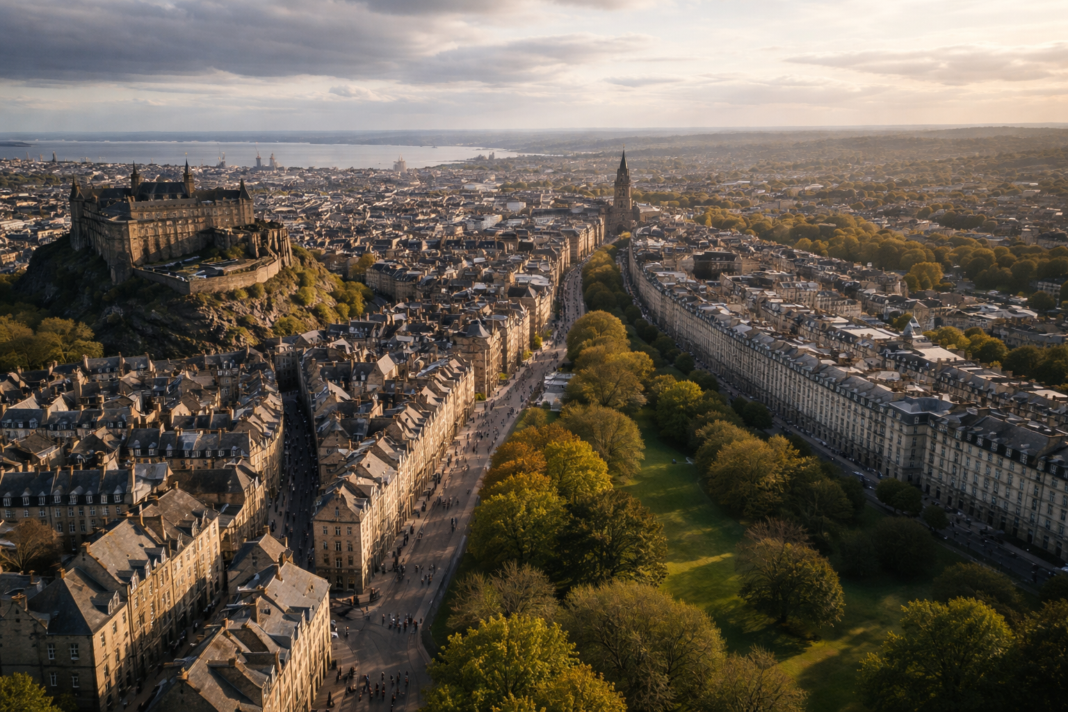 Hvor skal man bo i Edinburgh? De bedste områder og hvem de passer til